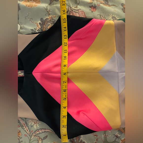 JCrew Collection Multicolor Fit and Flare Dress - Picture 7 of 9